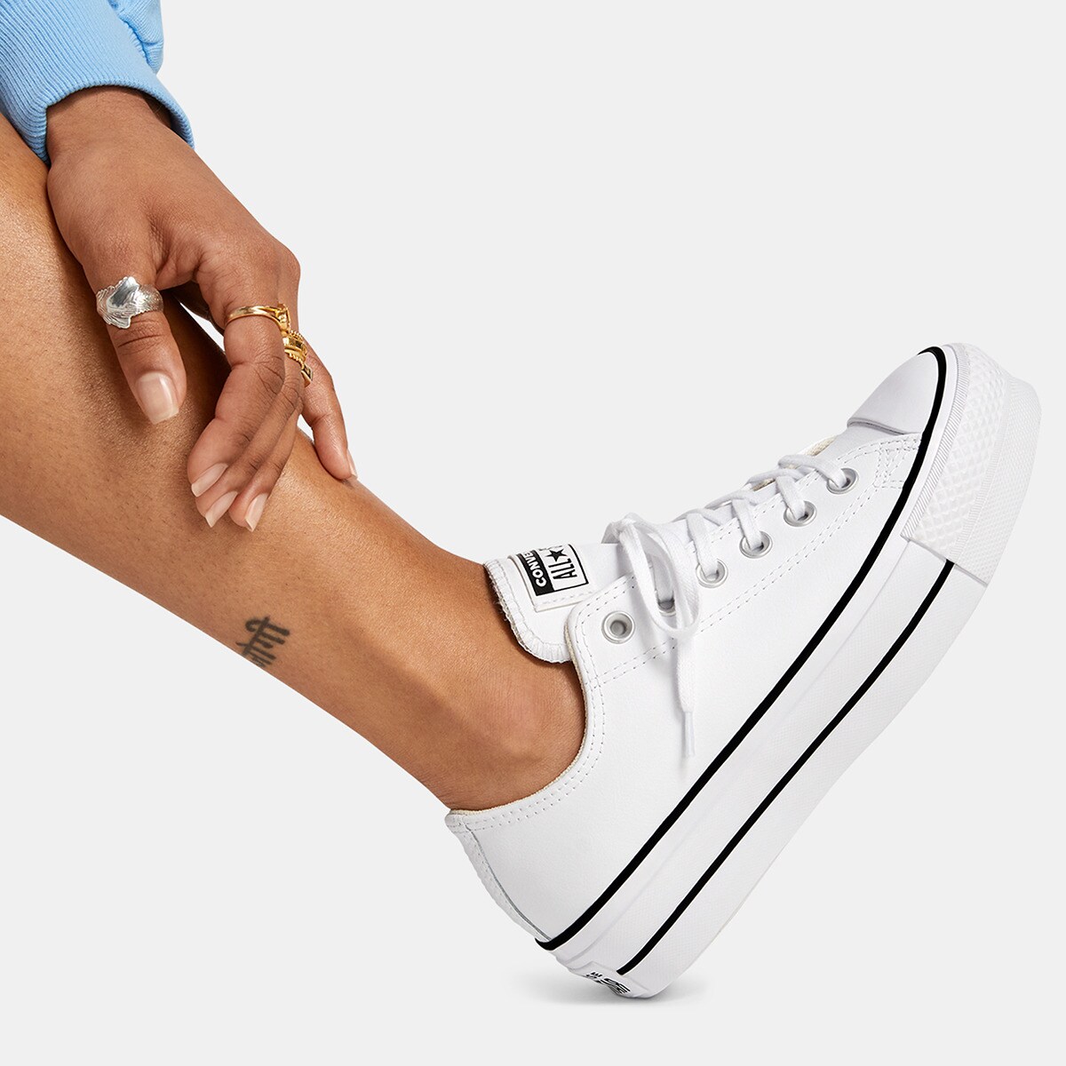 All Star Combinar Converse Blancas Mujer Converse Bajas Como