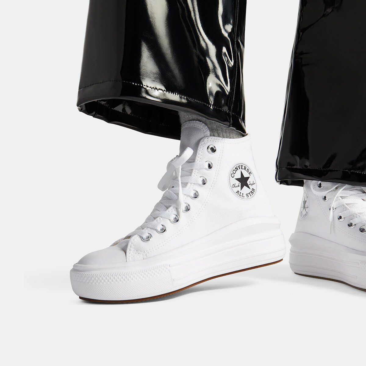 Converse Blancas Bota Plataforma Converse Blancos Chuck Taylor