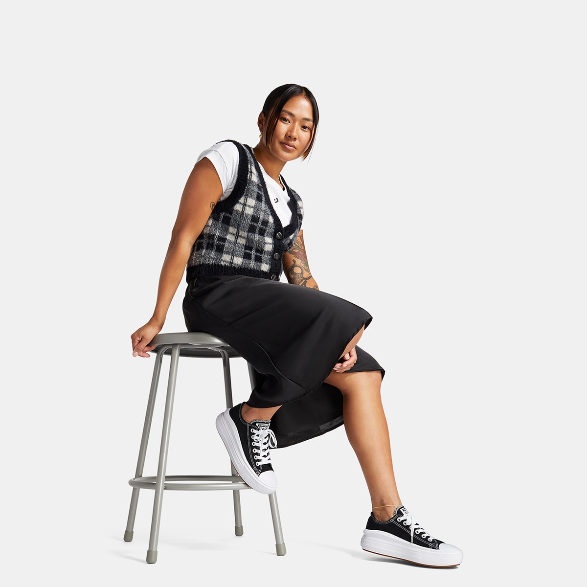 Sapatilhas Casual Chuck Taylor All Star Move Converse Preto-8