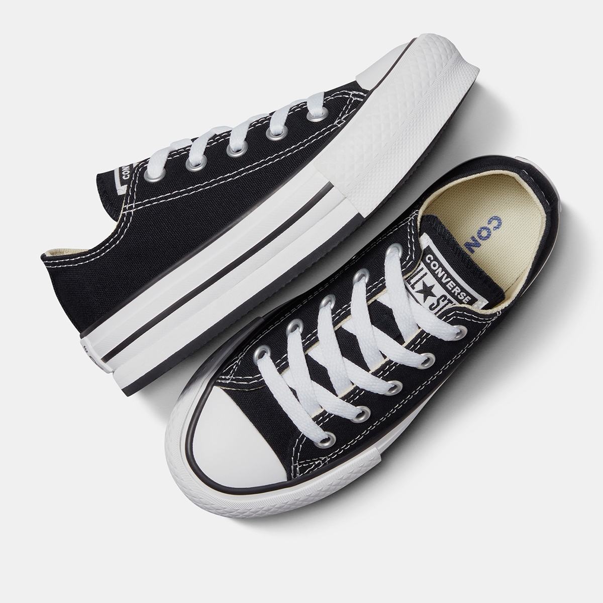 Sapatilhas Casual Infantil Chuck Taylor All Star EVA Lift Converse Preto-3
