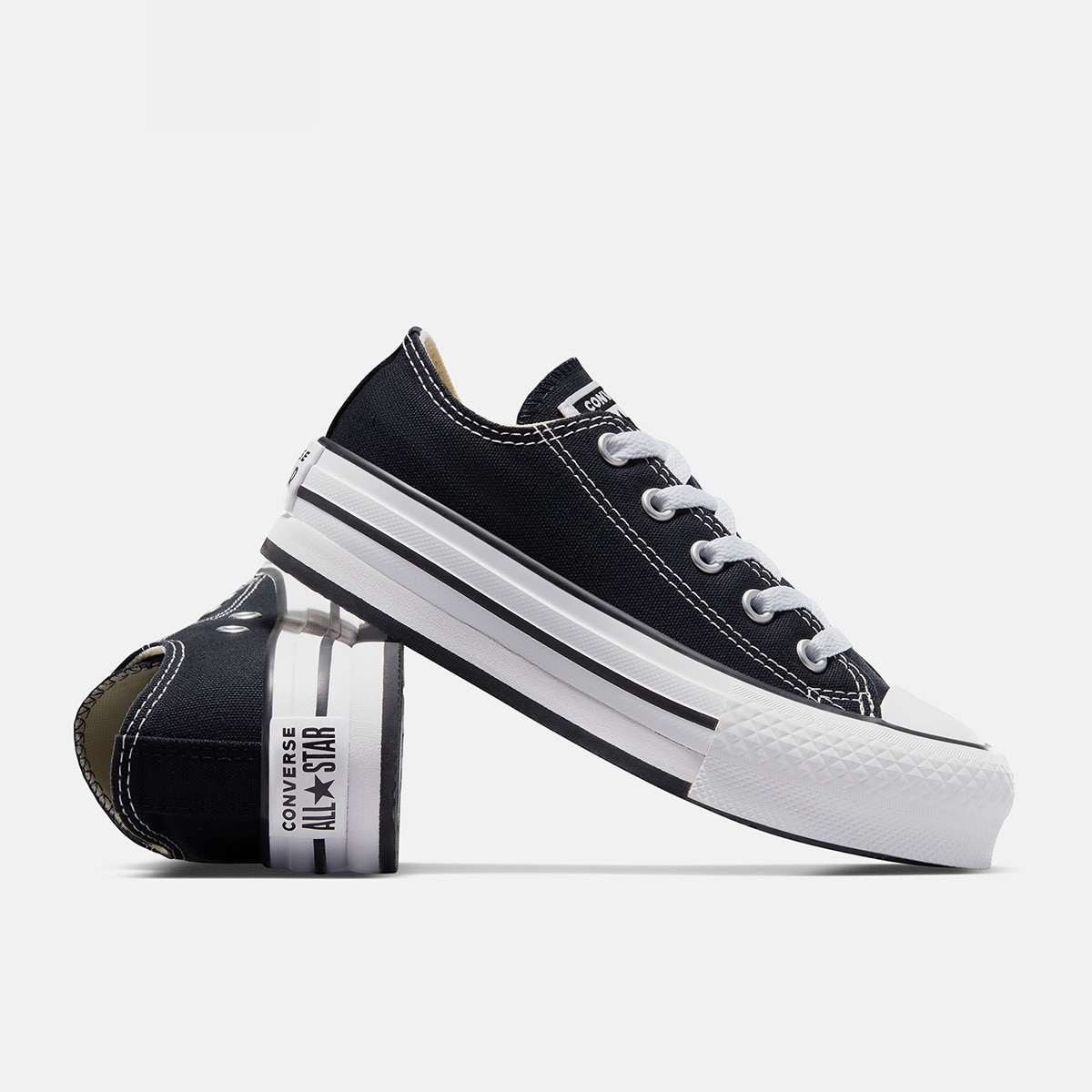 Sapatilhas Casual Infantil Chuck Taylor All Star EVA Lift Converse Preto-2