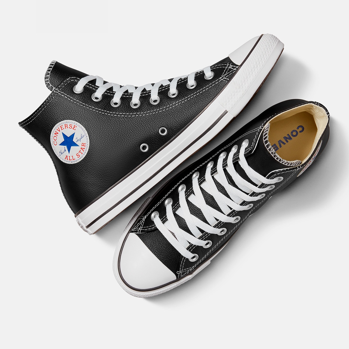Sapatilhas Casual Unissexo Chuck Taylor All Star Pele Converse Preto-2
