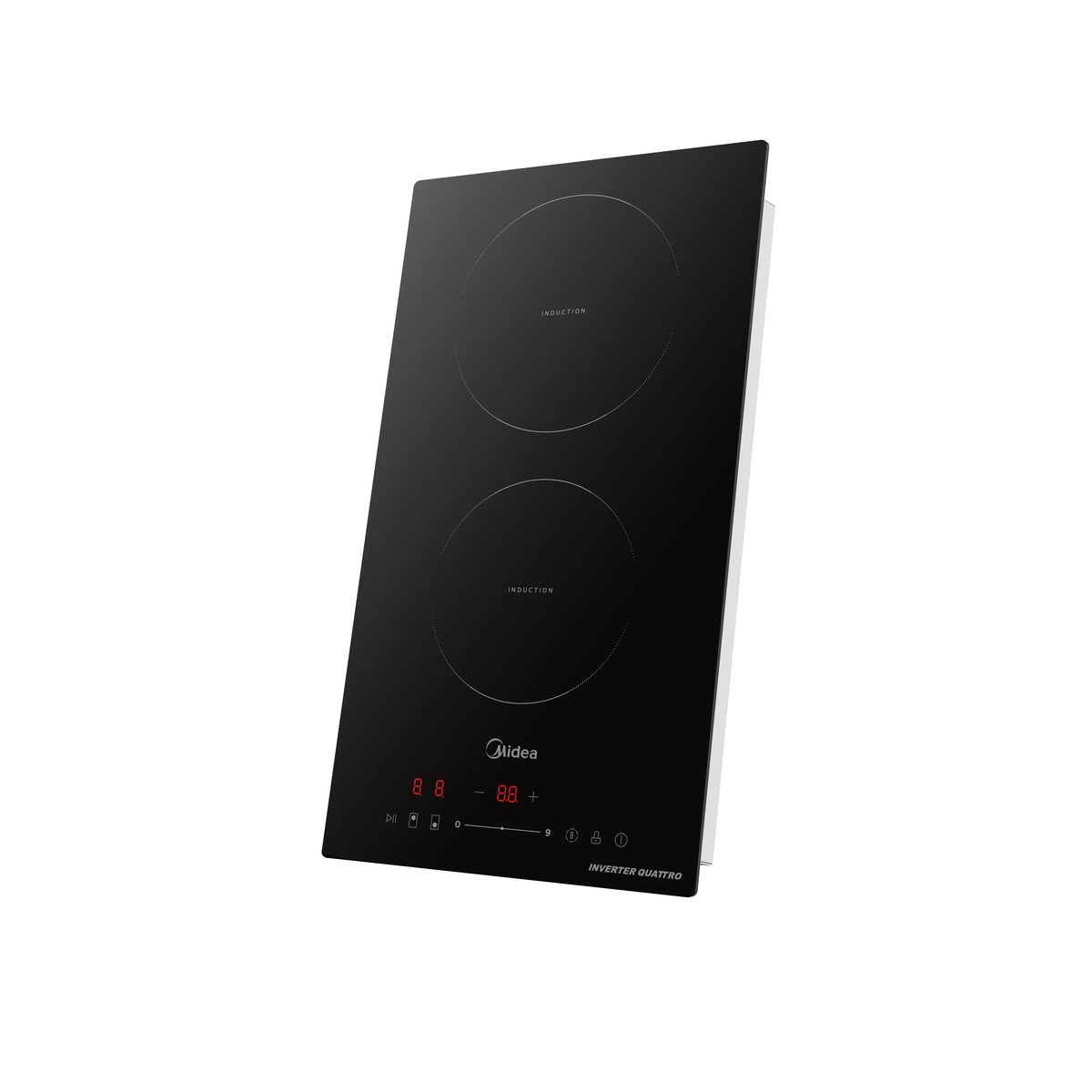 Placa modular Midea con 2 zonas de cocción - MIH350D157K0 Cristal negro-3