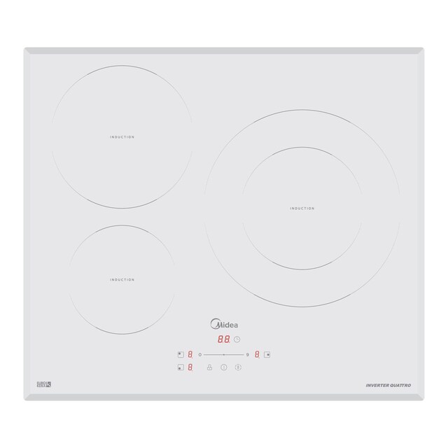 Imagen 0 de Placa inducción Midea con 3 zonas de cocción - MIH740T278W1