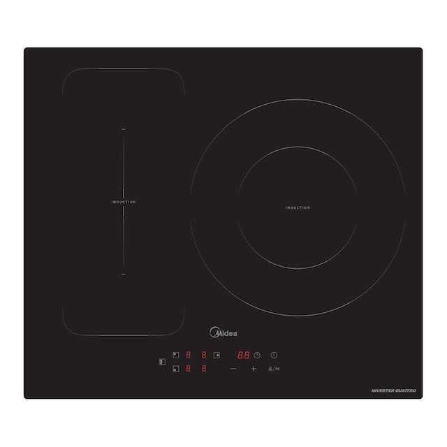 Imagen 0 de Placa inducción Midea con 3 zonas de cocción, zona Gigante - MIH740T463K0