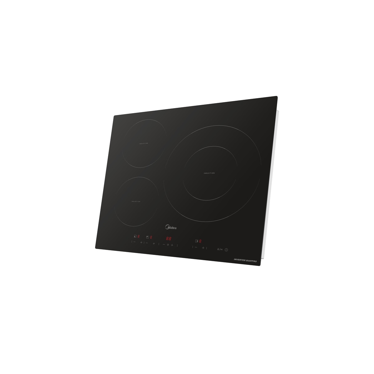 Placa inducción Midea con 3 zonas de cocción - MIH740T467K0 Cristal negro-3