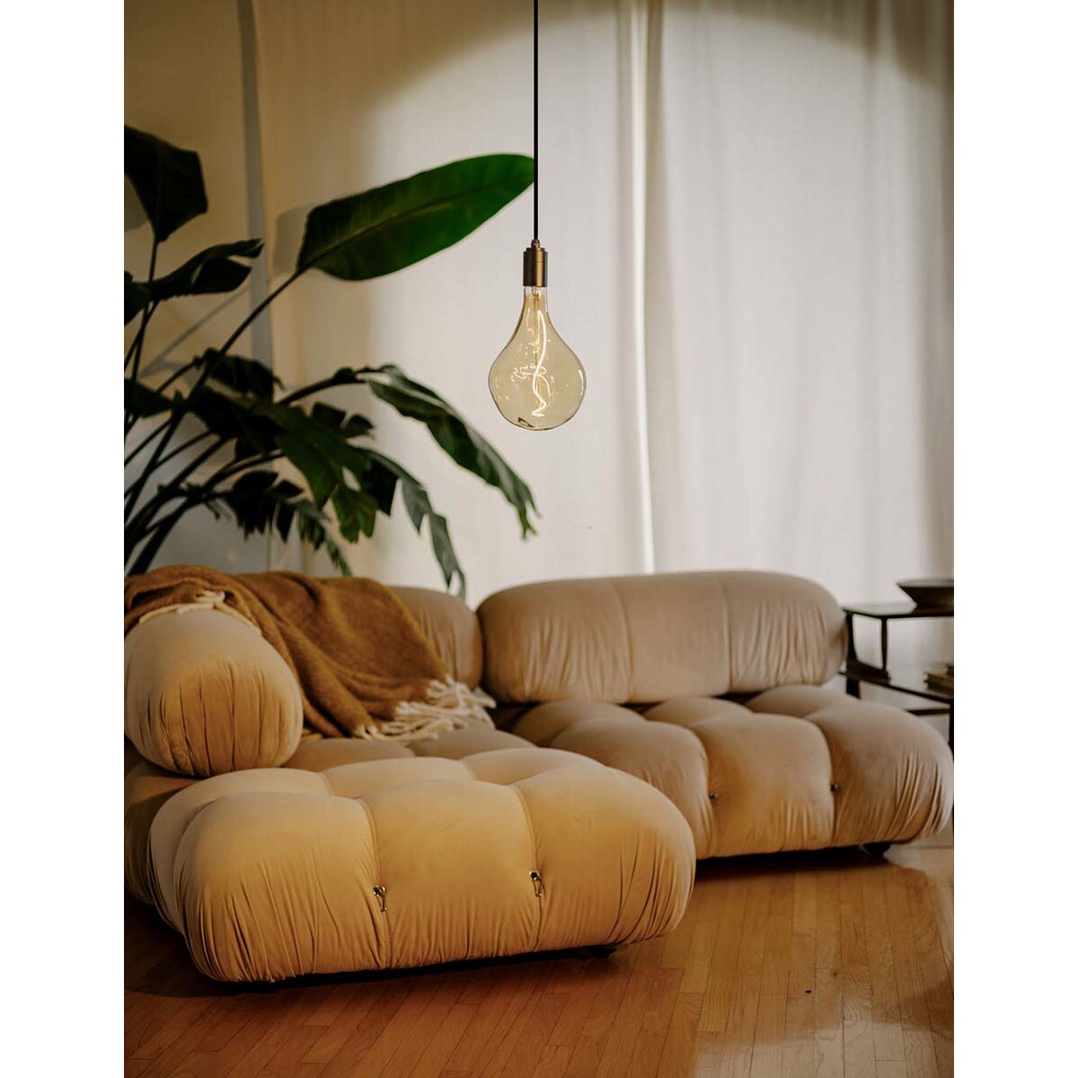 Lâmpada Decorativa LED Voronoi II Ouro-5