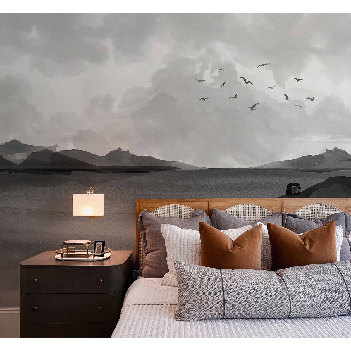 Mural Dungeness View Rest Time Coordonné Negro-2