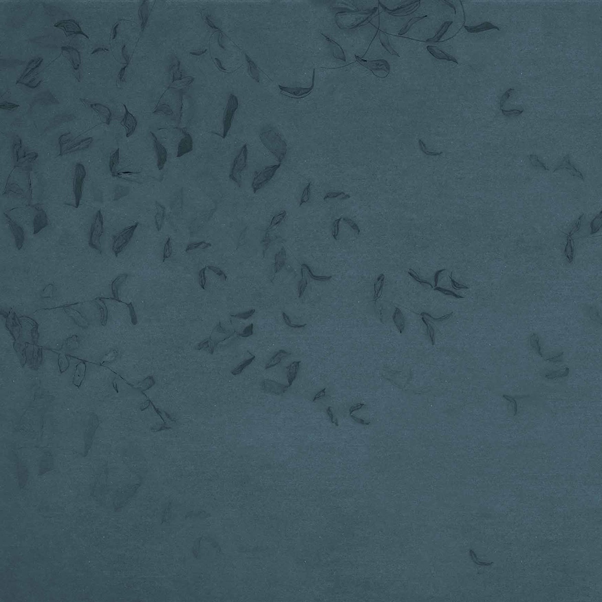 Mural Leaves Reflection Rest Time Coordonné Azul-1