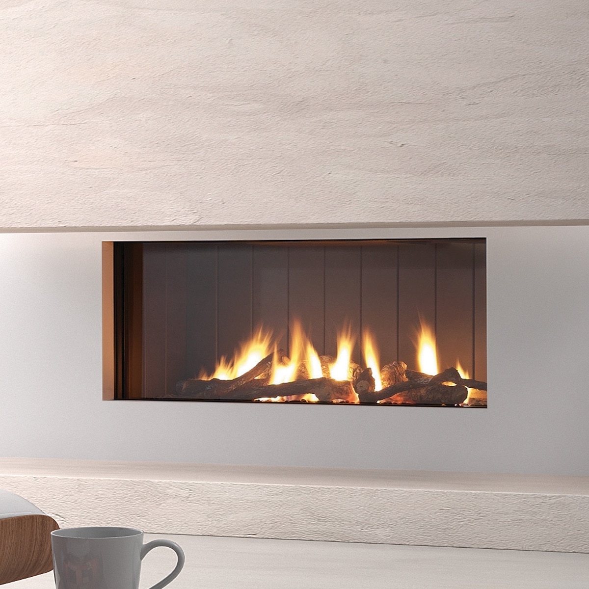 Hogar Gas Propano MG-100/38 DQ Madera-2