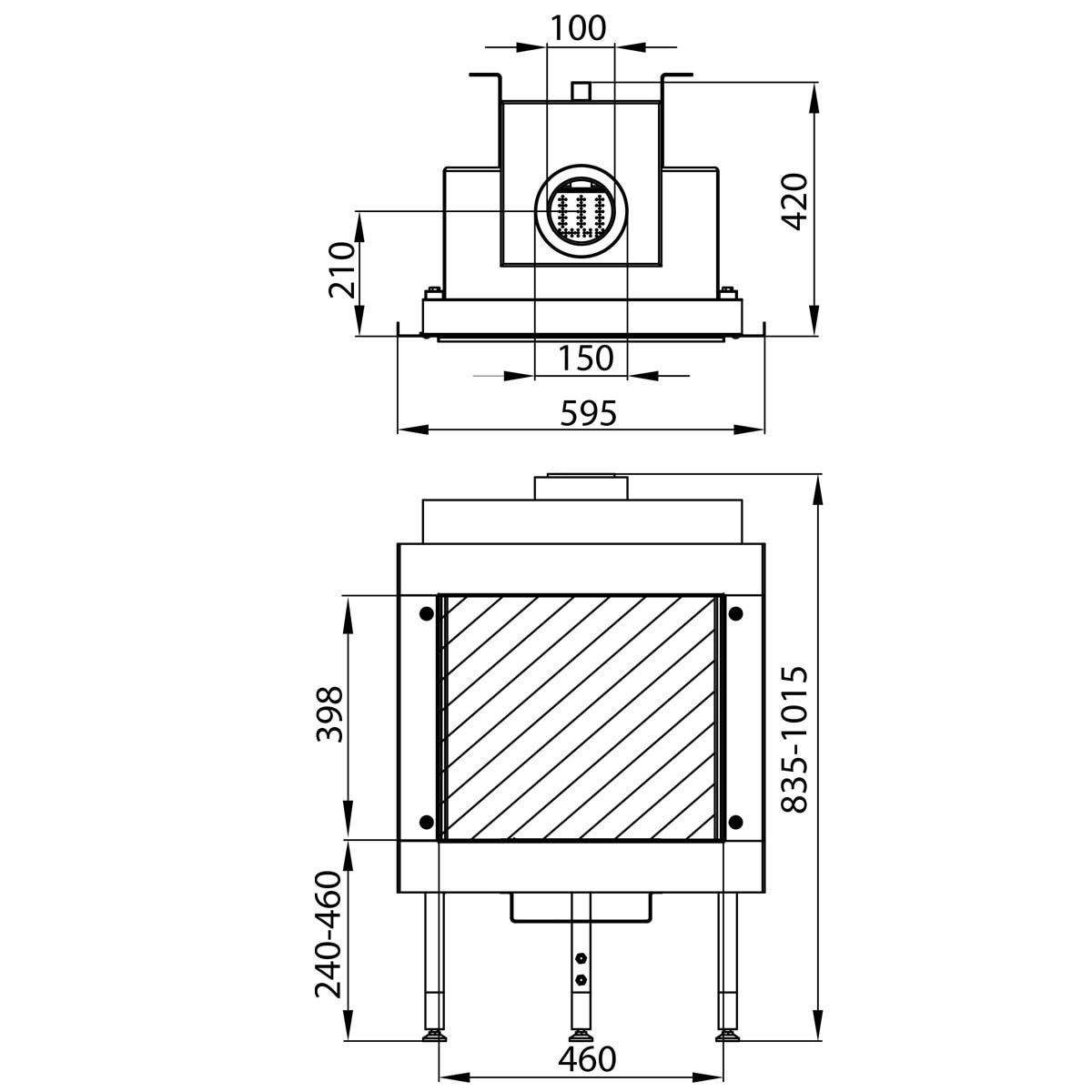Hogar Gas Natural MG-46/40 SP Madera-3