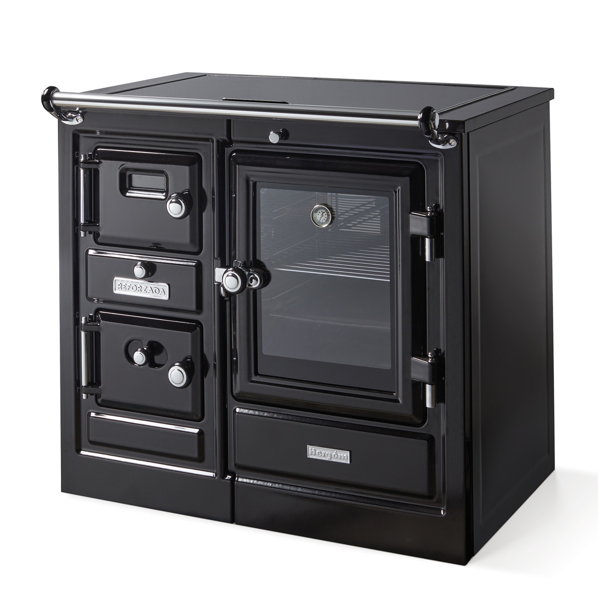 Imagen 0 de Cocina de Leña Saja 7/90 Vitro Cromo