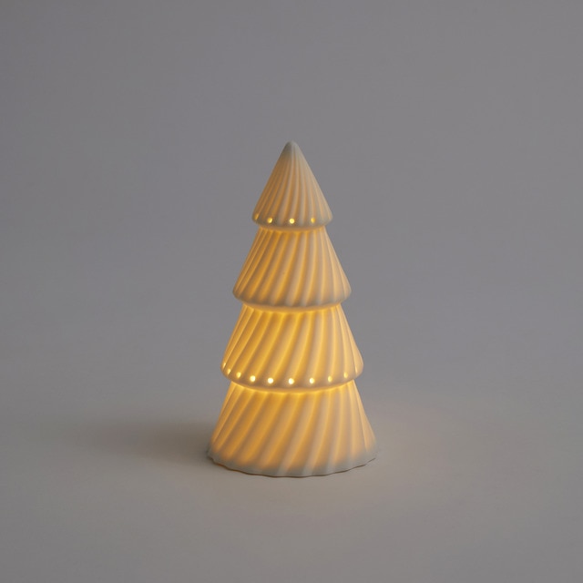 Imagen 0 de Figura árbol de cerámica con luz LED Navidad El Corte Inglés