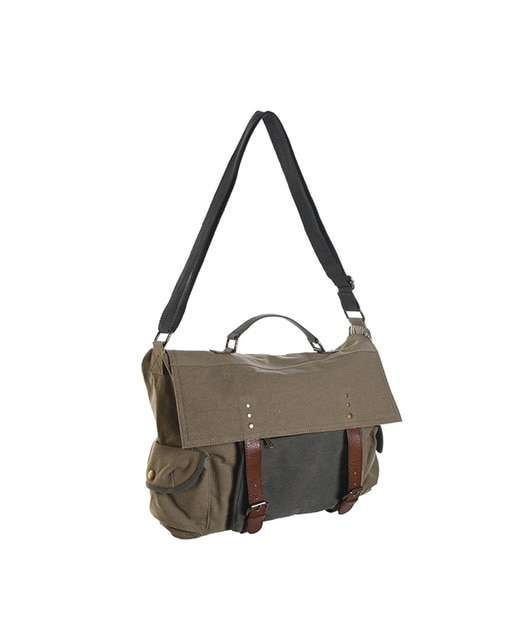 Imagen 0 de Bandolera canvas cuero