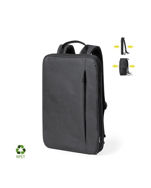 Imagen 0 de Mochila extensible weiter porta laptot, para tablet 10" y portátil 15" materiales reciclados