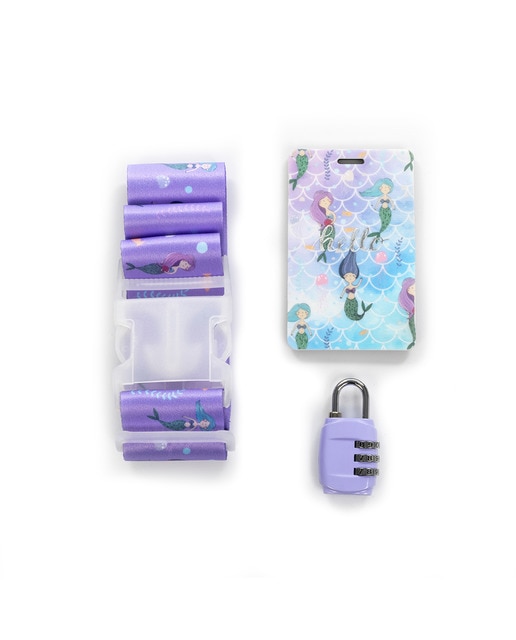 Imagen 0 de Kit de seguridad de equipaje: correa, candado e identificador