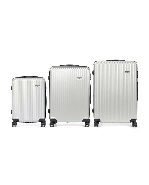 Imagen 0 de Set de 3 maletas trolley de ABS, ligeras y resistentes diseño listón