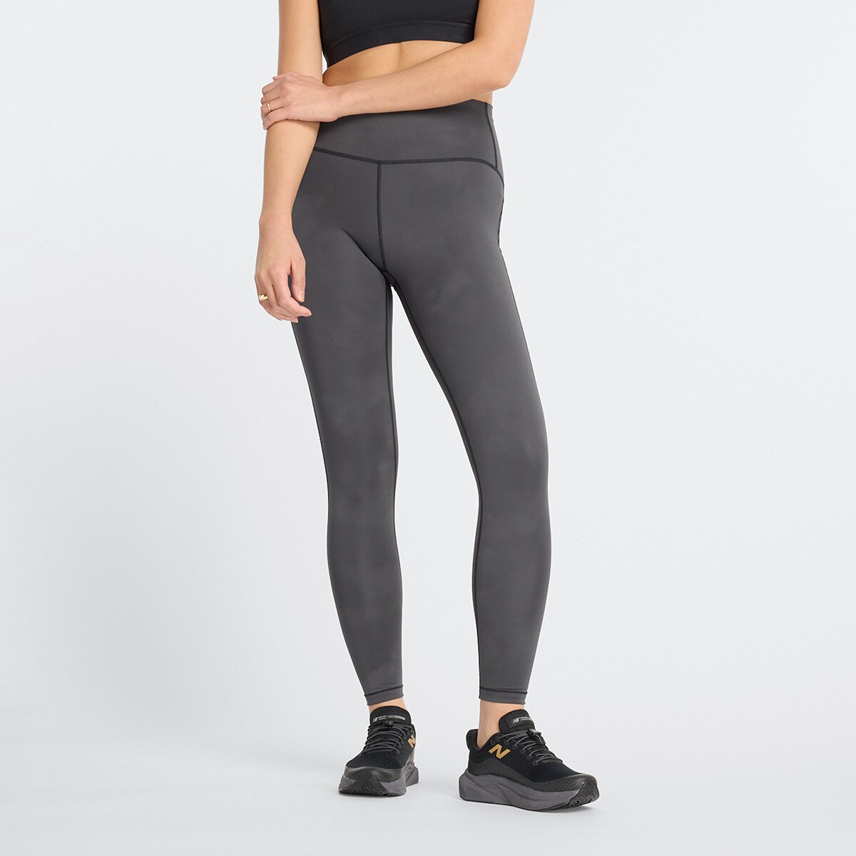 Leggings de Mulher 27" Athletics Reflective Heat Gigh Rise Cinzento-escuro-1