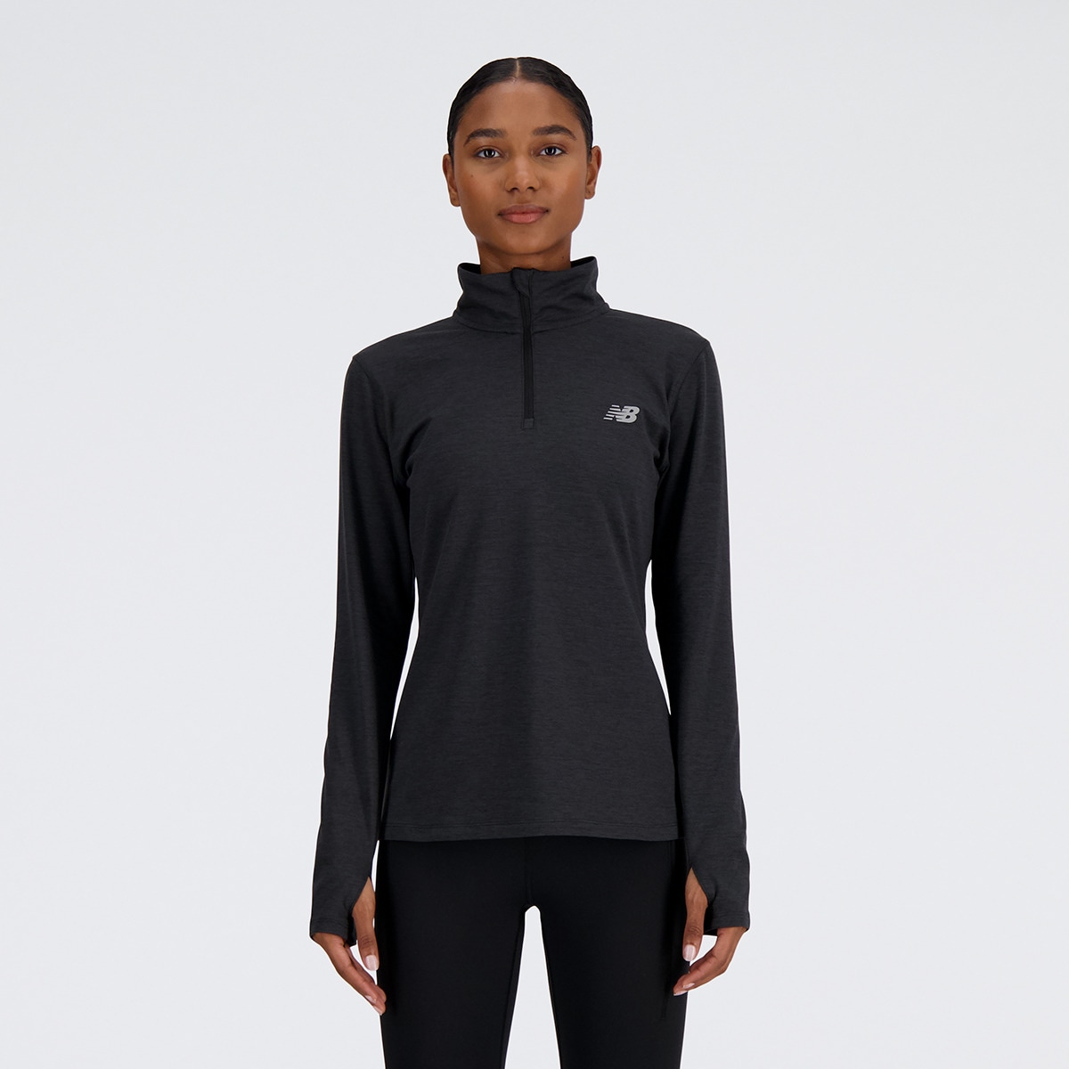 Imagem 0 de T-shirt de Mulher Sport Essentials Space Dye Quarter Zip