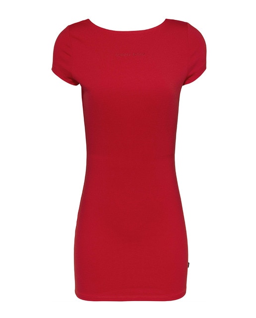 Imagen 0 de Vestido bodycon de manga corta y cuello redondo