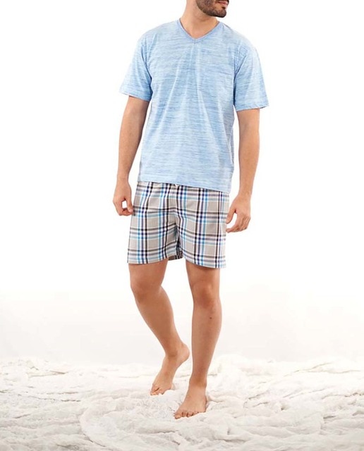 Imagen 0 de Pijama punto liso y tela