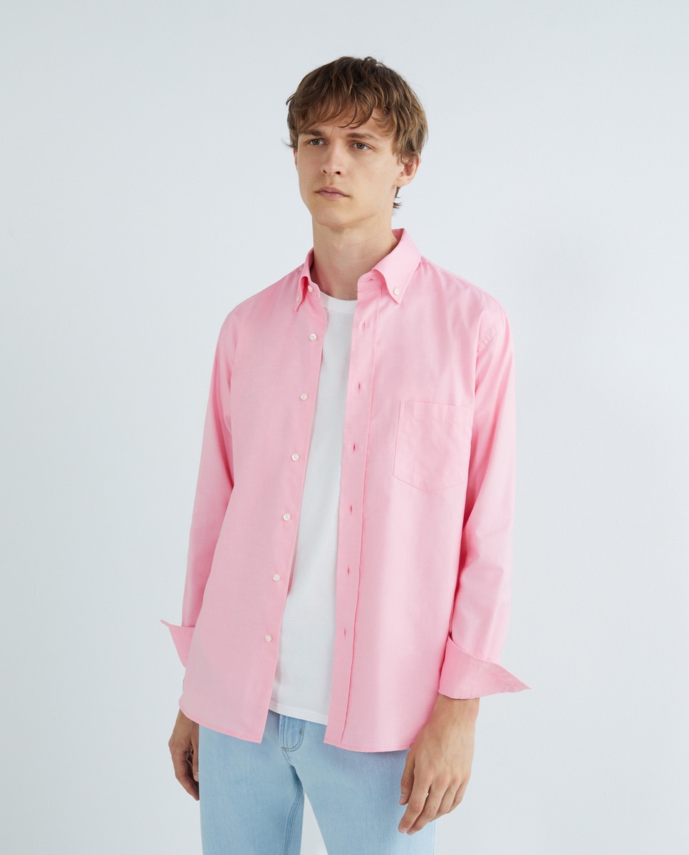 Imagem 0 de Camisa Oxford Casual de Manga Comprida