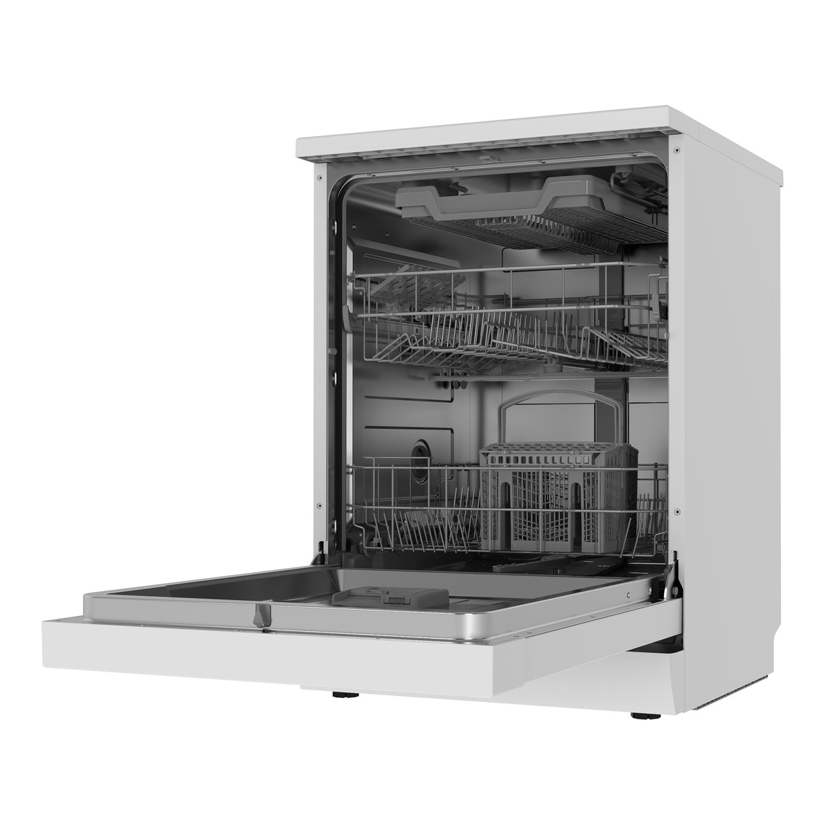 Lavavajillas Midea 14 servicios, Media bandeja para cubiertos, 60 cm - MDWPF1433CW-W-EU Blanco-4