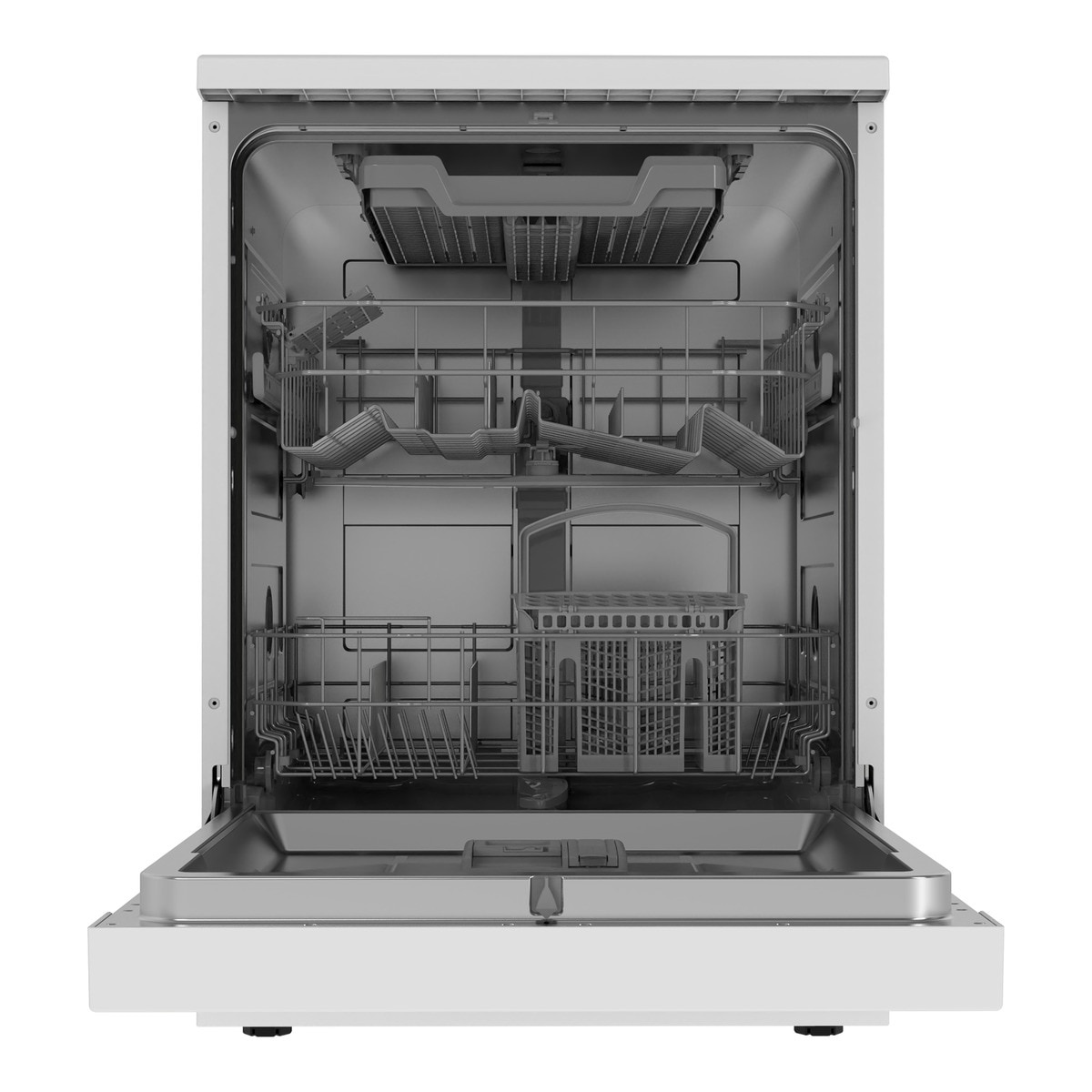 Lavavajillas Midea 14 servicios, Media bandeja para cubiertos, 60 cm - MDWPF1433CW-W-EU Blanco-3