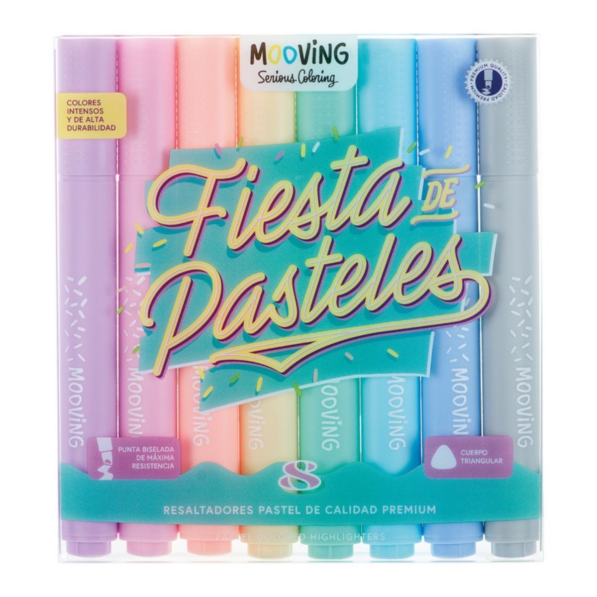 Imagen 0 de 8 resaltadores pastel Mooving