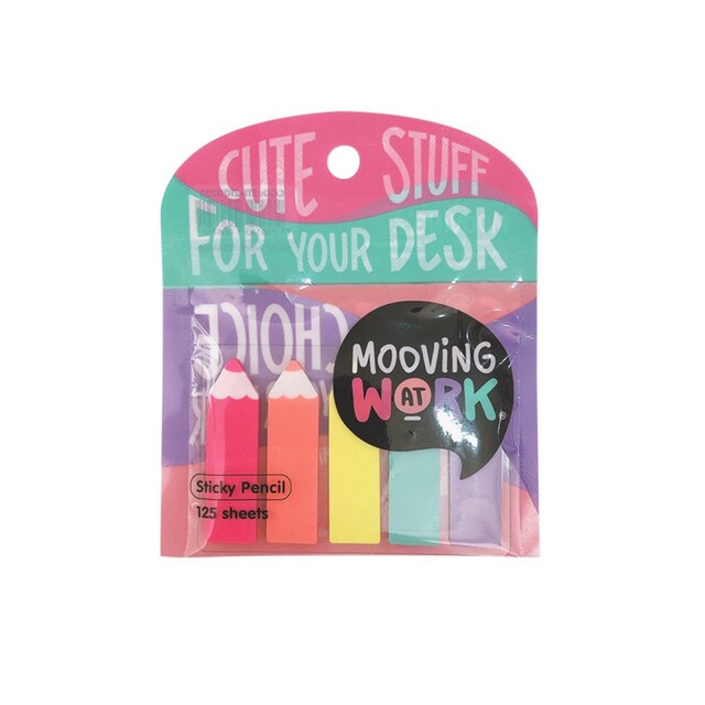 Imagen 0 de Banderita en forma de lápiz señalador x125 Mooving.