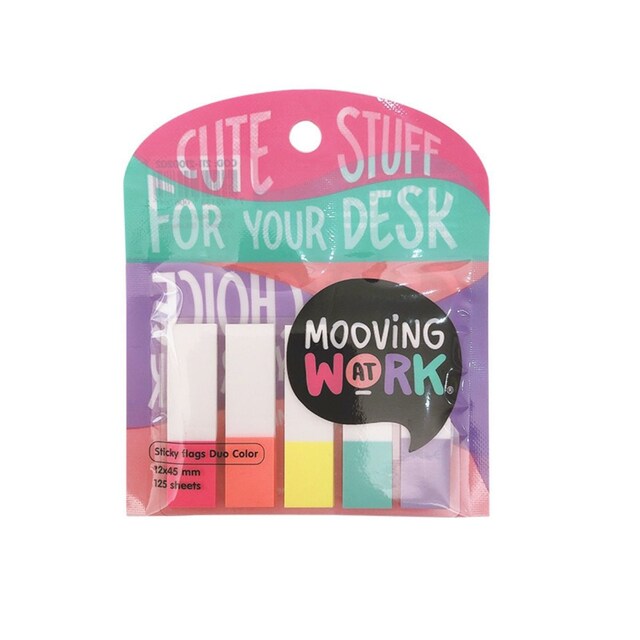 Imagen 0 de Banderitas señaladoras duo color de 12x45 x125 Mooving.