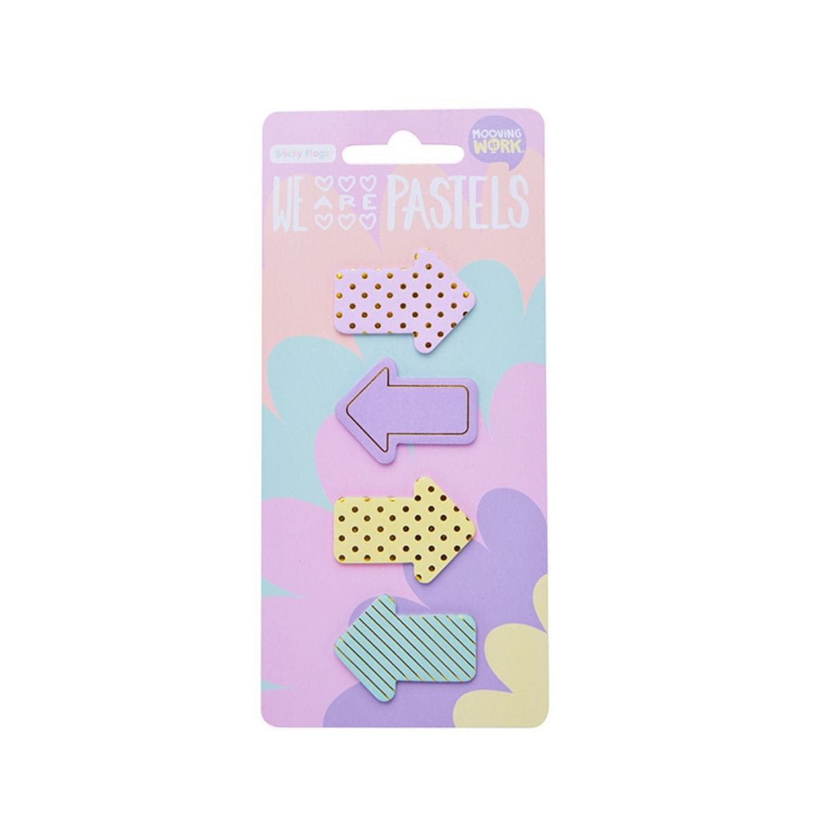 Sticky notes flechas pastel Mooving. Multicolor-1