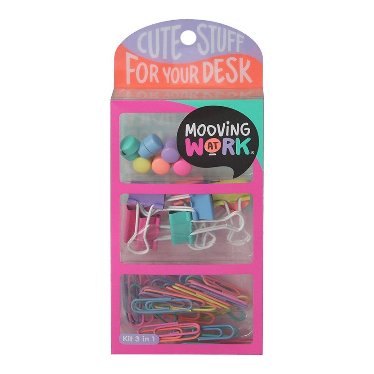 Imagen 0 de Kit 3 en 1 pink Mooving.