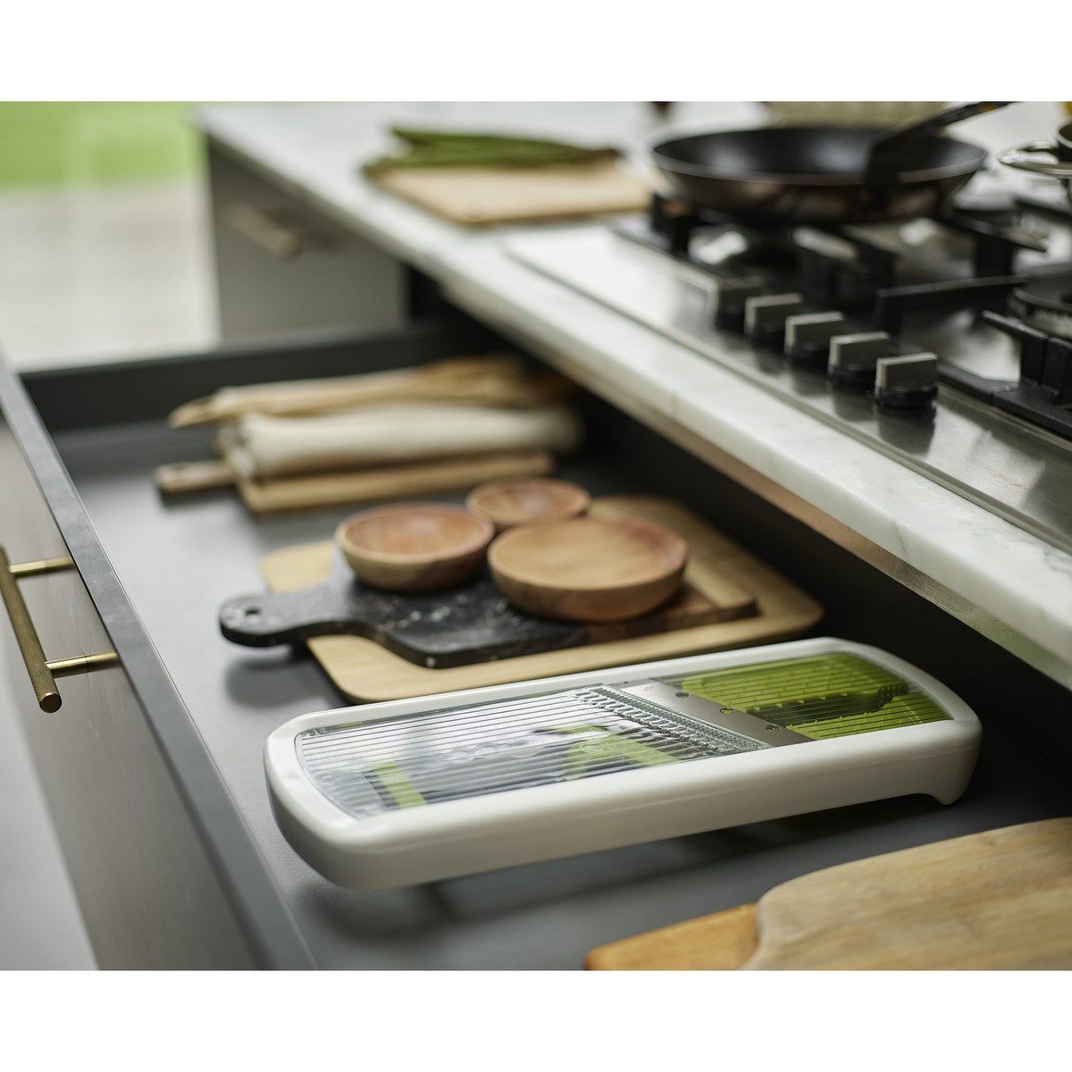 Mandolina de Mesa Plus Branco-3