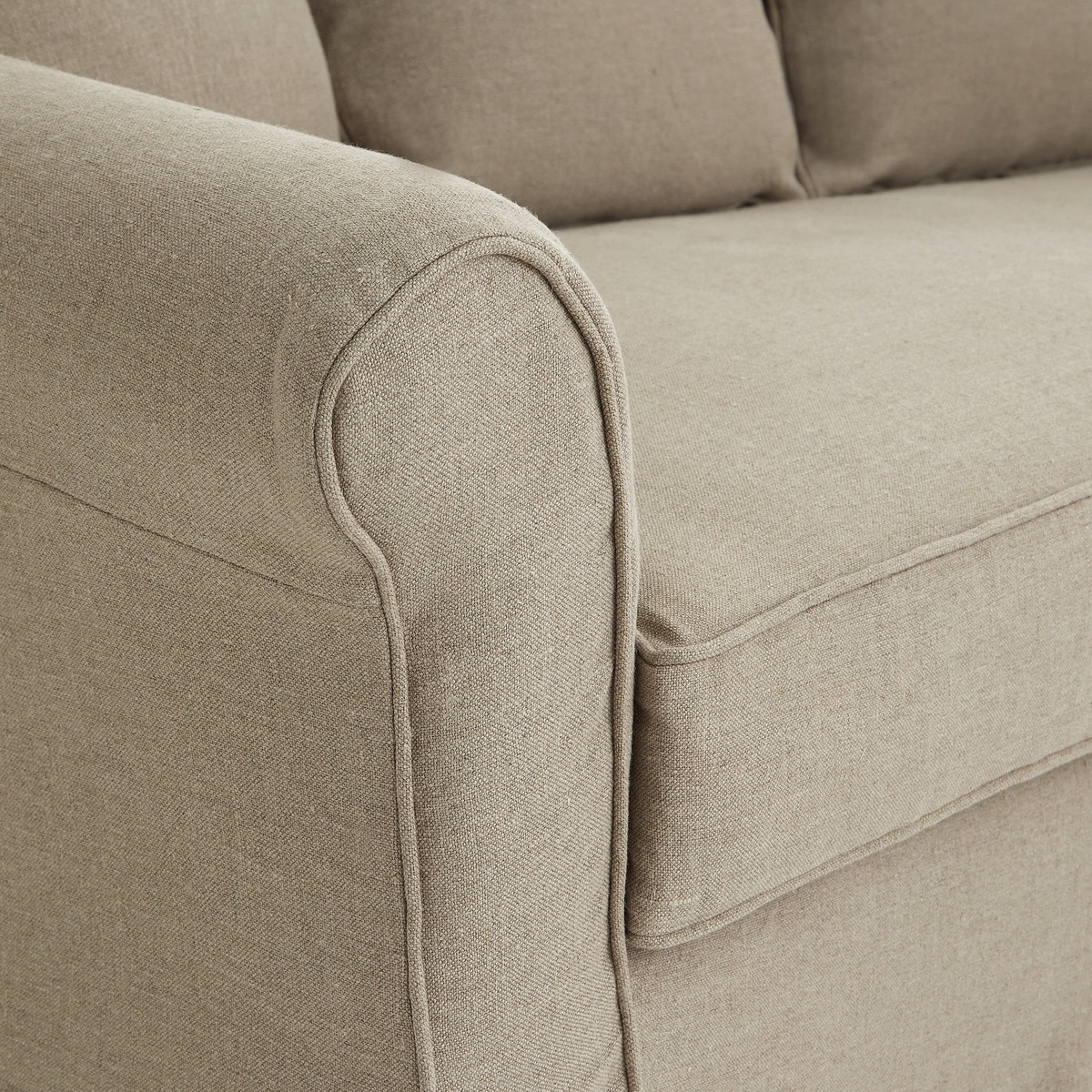 Sofá de 3 plazas desenfundable de lino Menorca El Corte Inglés Lino-6