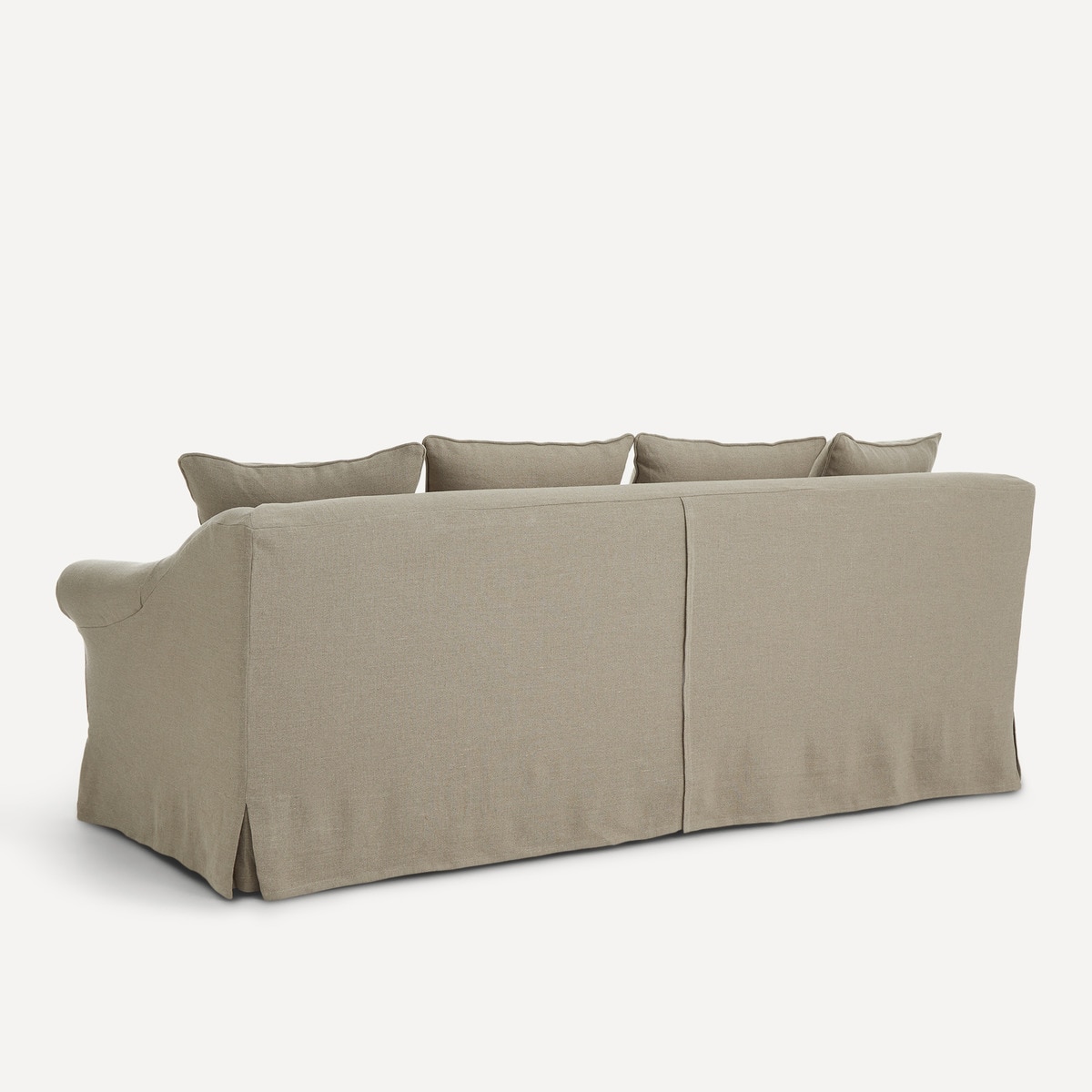 Sofá de 3 plazas desenfundable de lino Menorca El Corte Inglés Lino-5