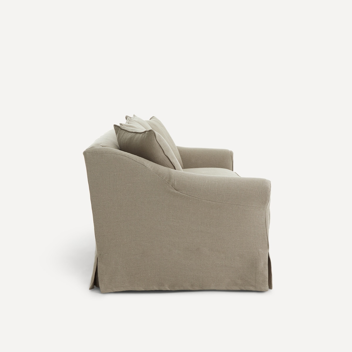 Sofá de 3 plazas desenfundable de lino Menorca El Corte Inglés Lino-3