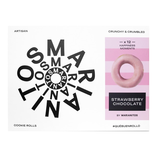 Imagen 0 de Rollos de galleta Strawberry chocolate Marianitos