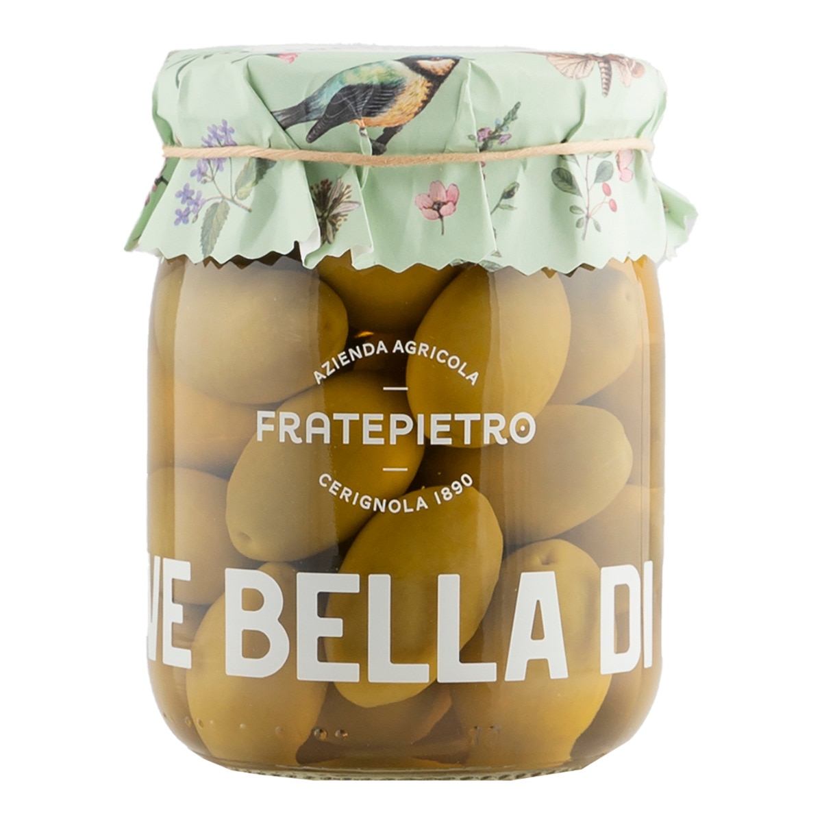 Imagen 0 de Aceitunas verdes en salmuera Bella di Cerignola Fratepietro