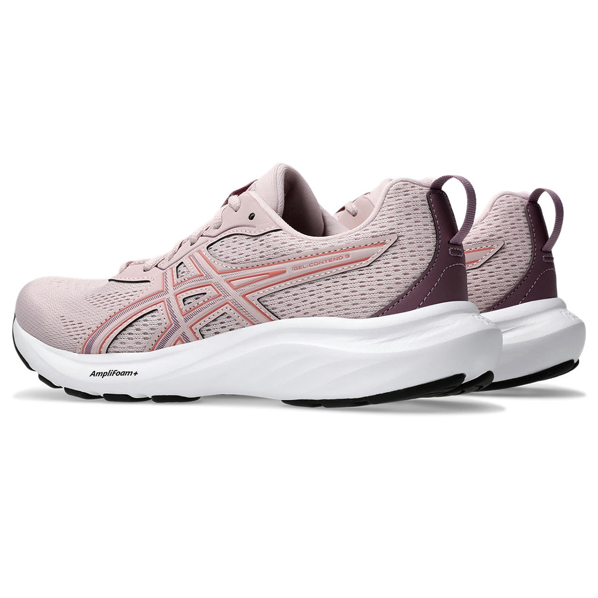 Sapatilhas de Running de Mulher Gel-Contend 9 Rosa/Vermelho-5