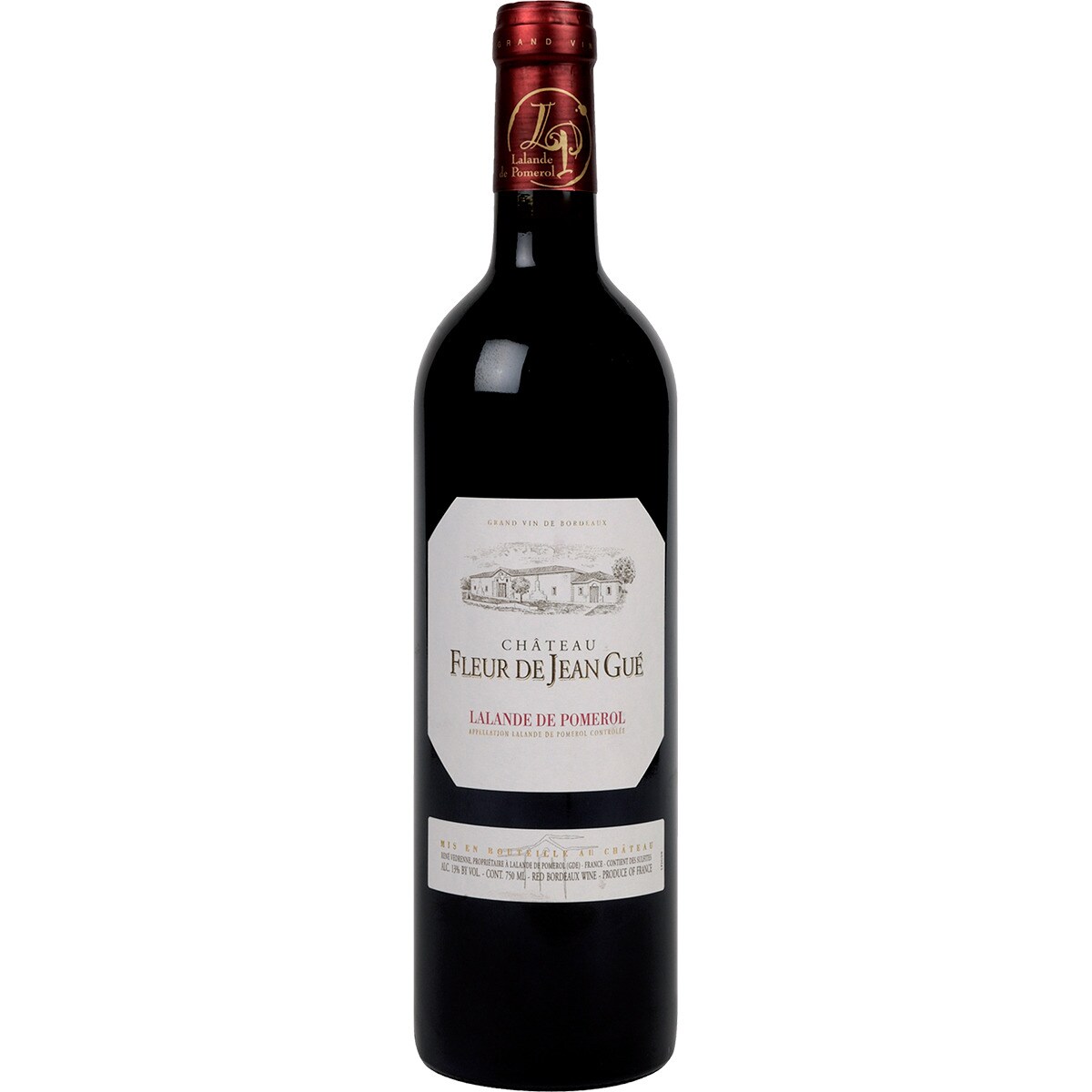 vino tinto Lalande de Pomerol Burdeos Francia botella 75 cl