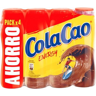 batido de cacao pack 4 botellas 188 ml - Colacao Energy