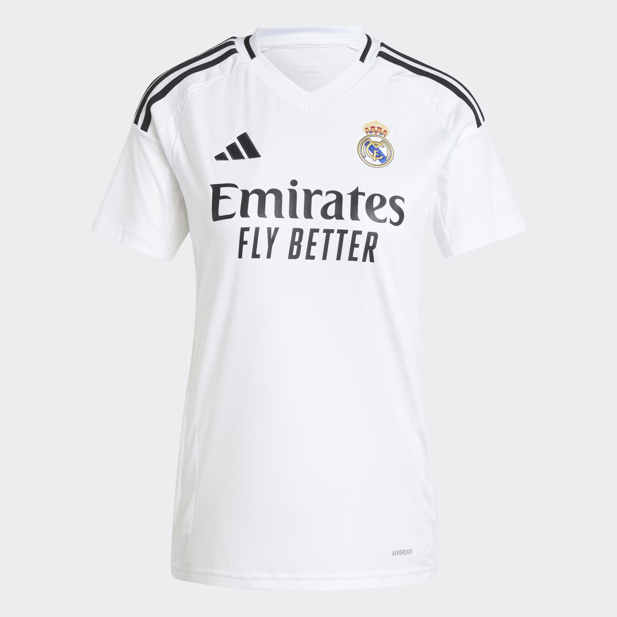 T-shirt de Mulher 1.º Equipamento Real Madrid CF 2024-2025 Branco-6