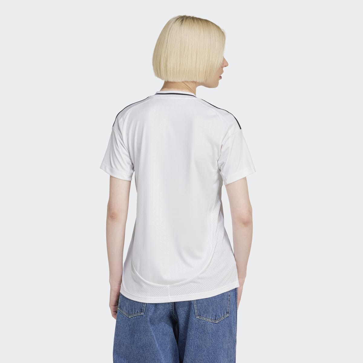 T-shirt de Mulher 1.º Equipamento Real Madrid CF 2024-2025 Branco-2