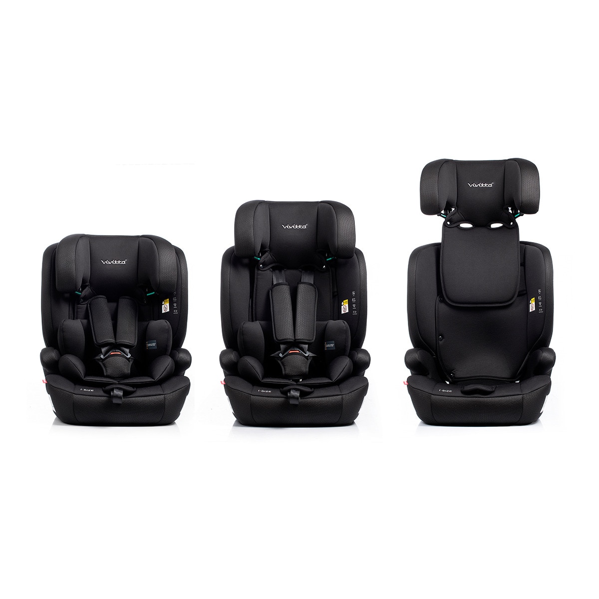Silla de coche Sri I-Size Kali Ibelt (76-150cm) Negro-4