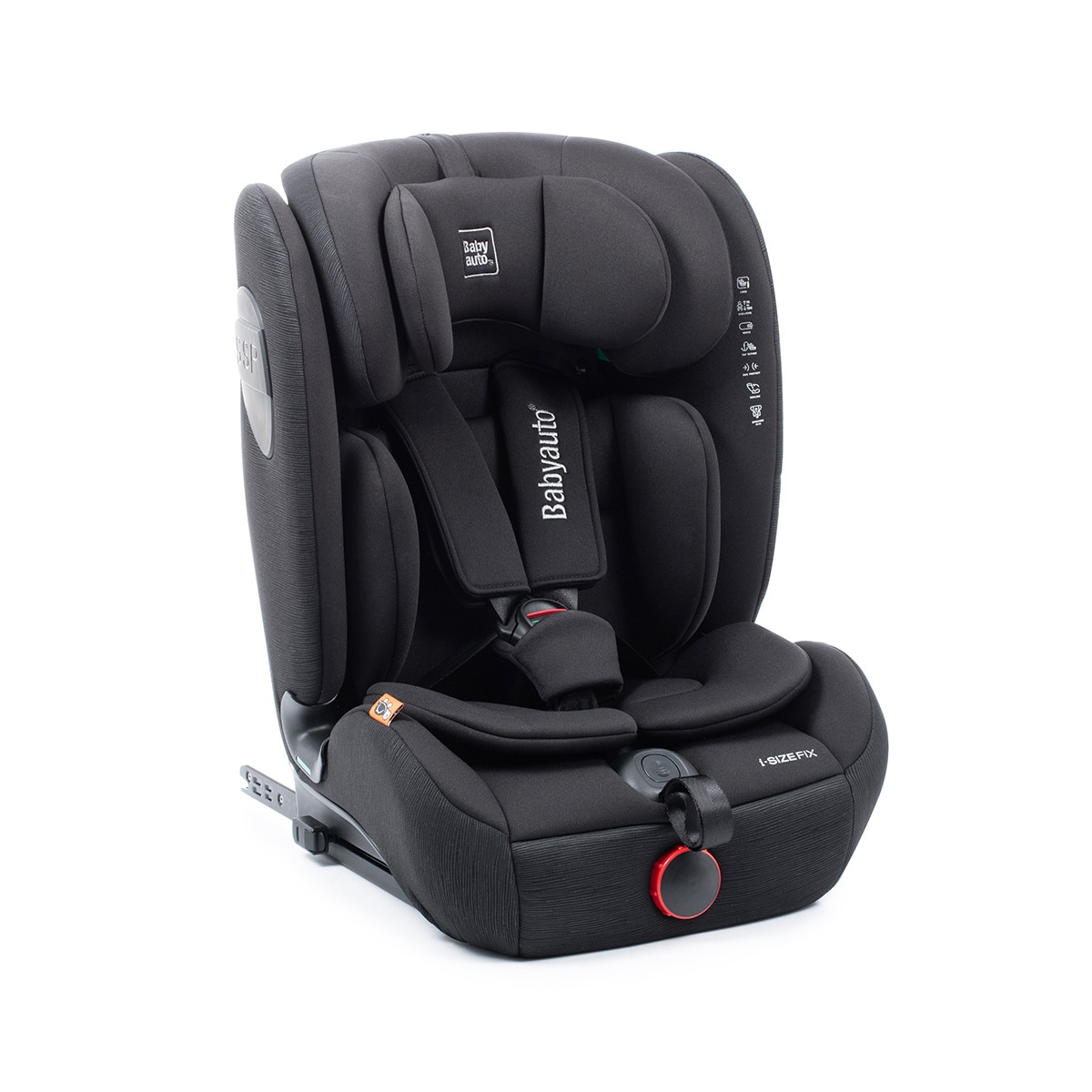 Silla de coche Sri I-Size Maka ifix (76-150cm) Negro-3