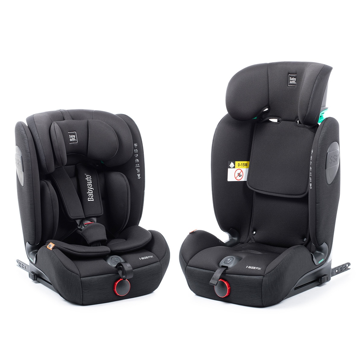 Silla de coche Sri I-Size Maka ifix (76-150cm) Negro-12