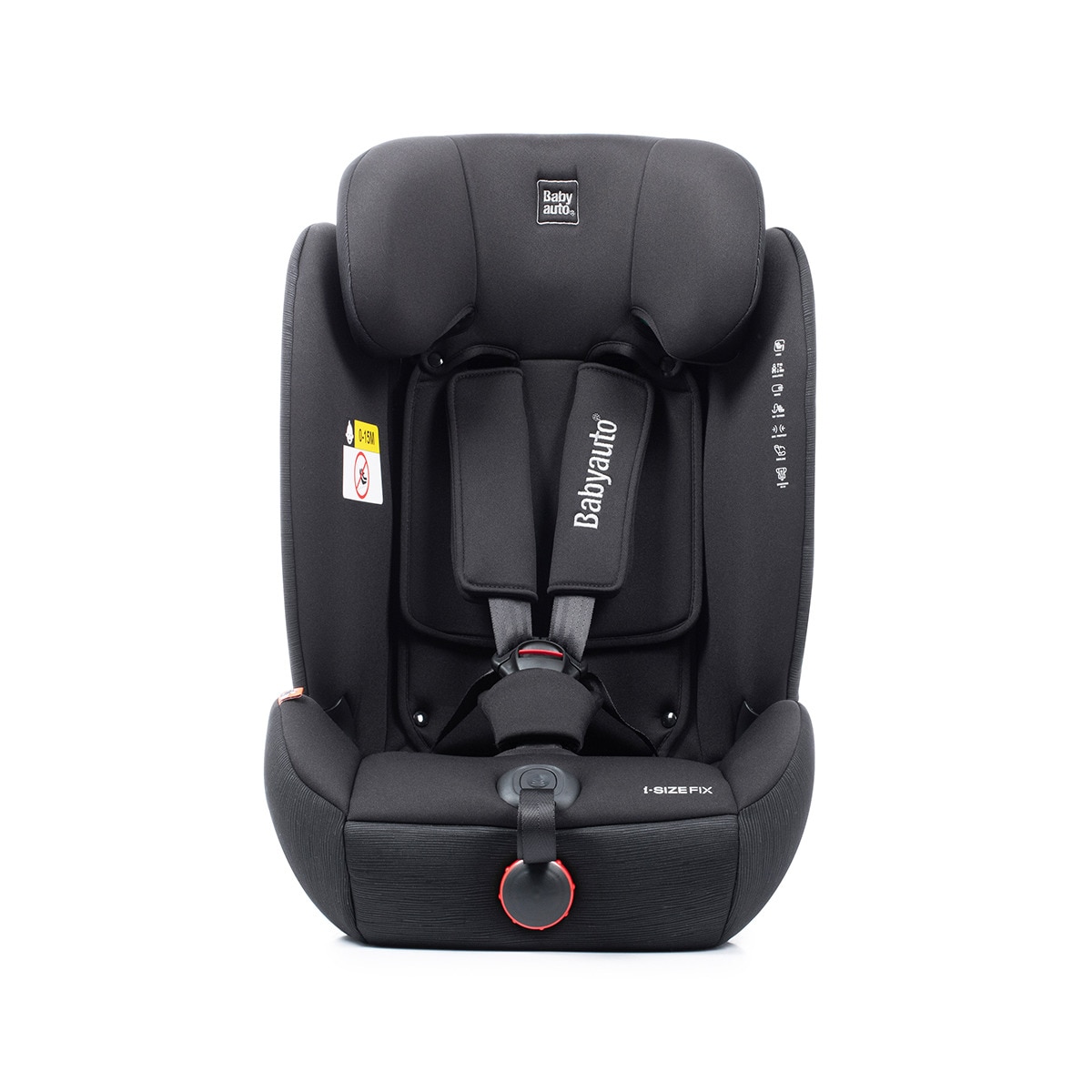 Silla de coche Sri I-Size Maka ifix (76-150cm) Negro-9