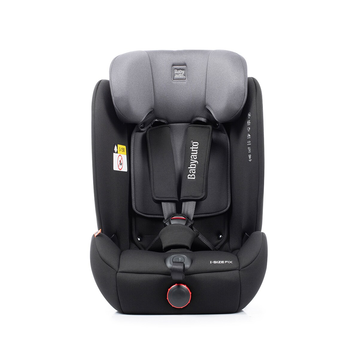 Silla de coche Sri I-Size Maka ifix (76-150cm) Gris-9