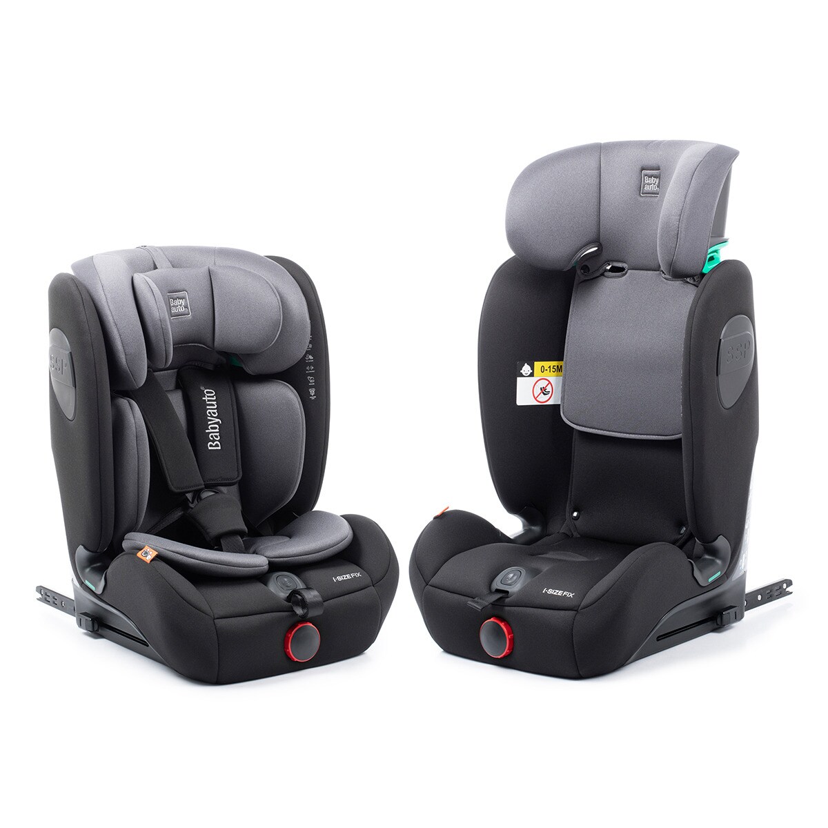 Silla de coche Sri I-Size Maka ifix (76-150cm) Gris-12